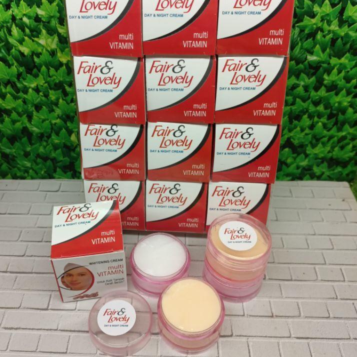 ♣ CREAM FAIR AND LOVELY / Cream Fair Lovely Siang Dan Malam Original 12Pcs ✷