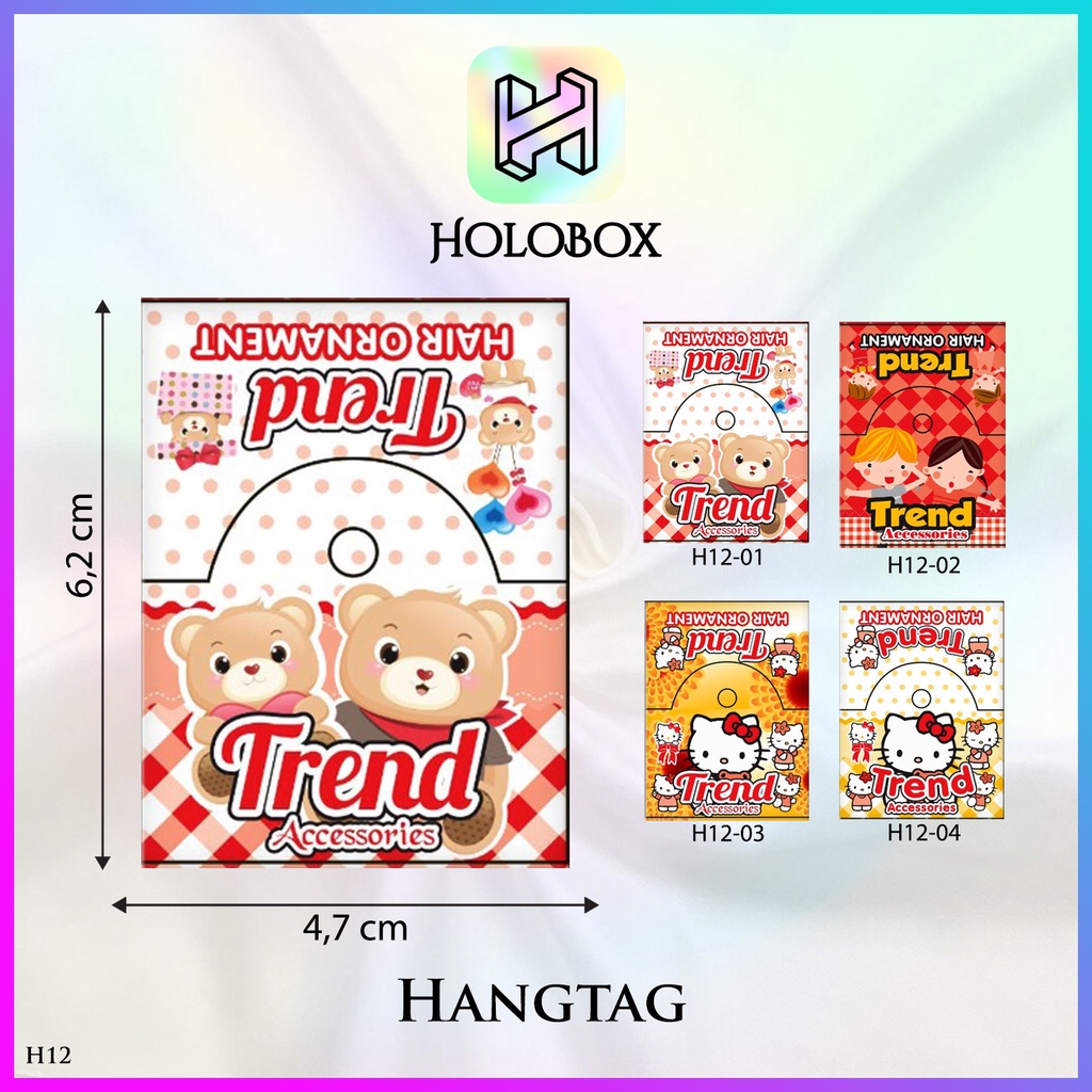 

Hangtag | Label Aksesoris | Karnona | Art Karton | Murah | 4.7x6.2 H12