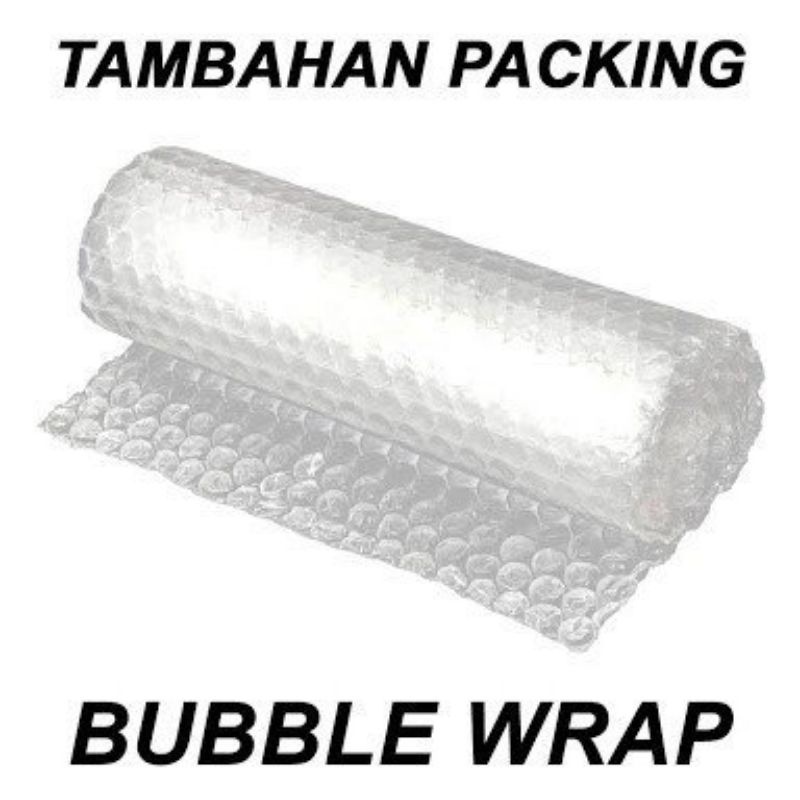 

Tambahan wrap packing untuk paket kecil