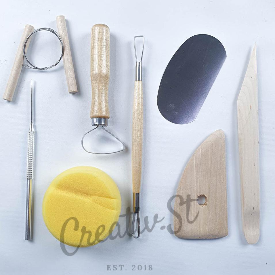 

Promo Terheboh Clay Tool Set Pottery Sculpting Set E 005-8B V-tec