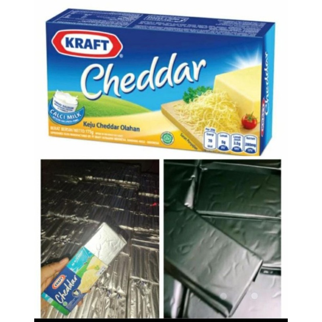 KRAFT Keju Cheddar 160g kemasan foil