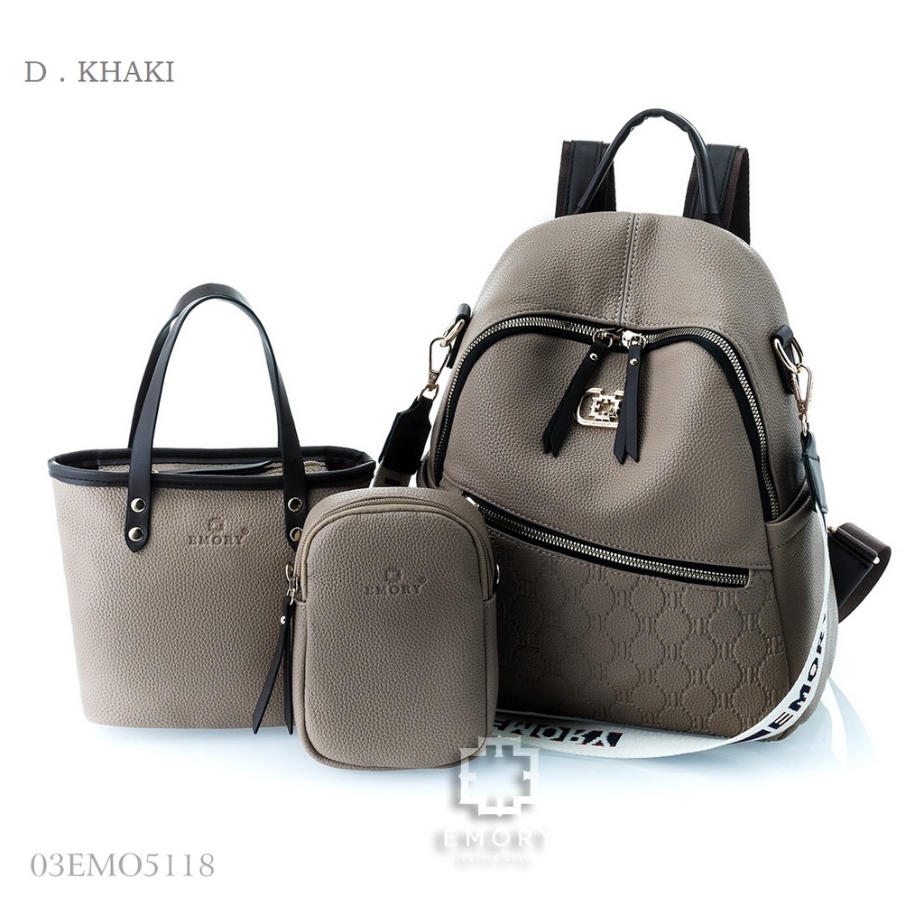 TAS RANSEL WANITA EMORYSTYLE   Marvinne      03EMO 5118 3in1 MB