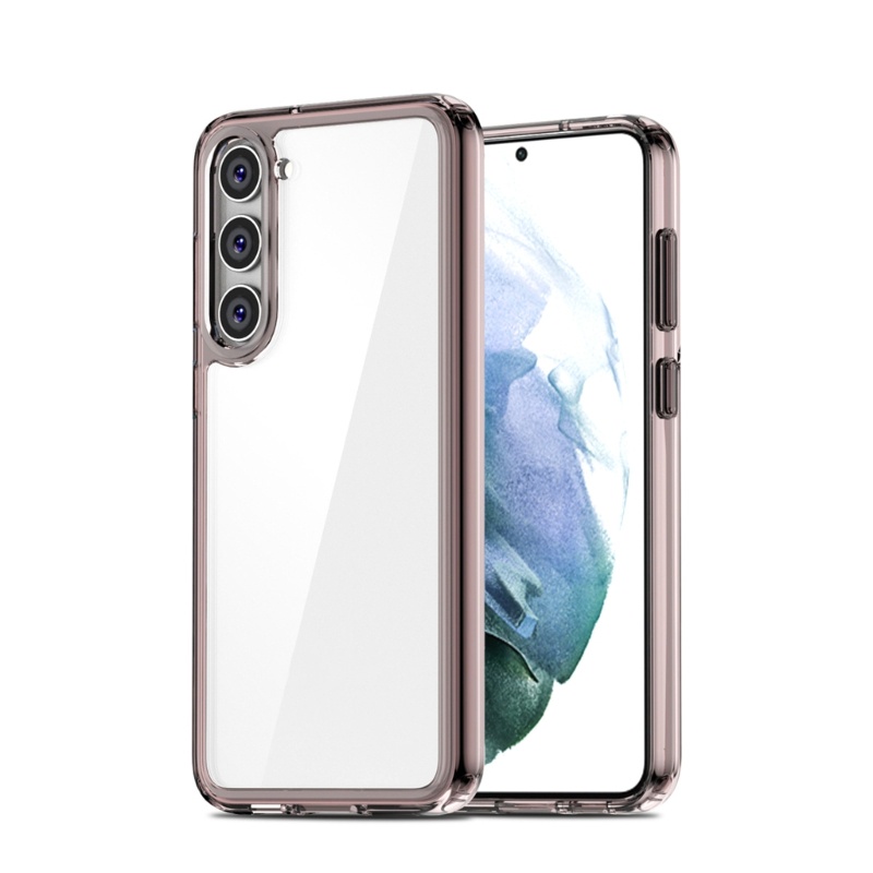 Zzz Shockproof-Case Phone-Shell Soft PC+TPU Bumper-Sleeve Untuk S23/S23 Plus/S23 Ultra