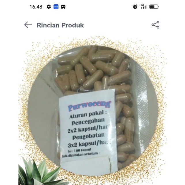 kapsul curah purwoceng100 stamina kesehatan
