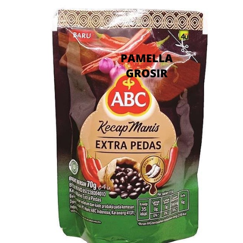 

ABC KECAP MANIS EKSTRA PEDAS KEMASAN POUCH 70 ML