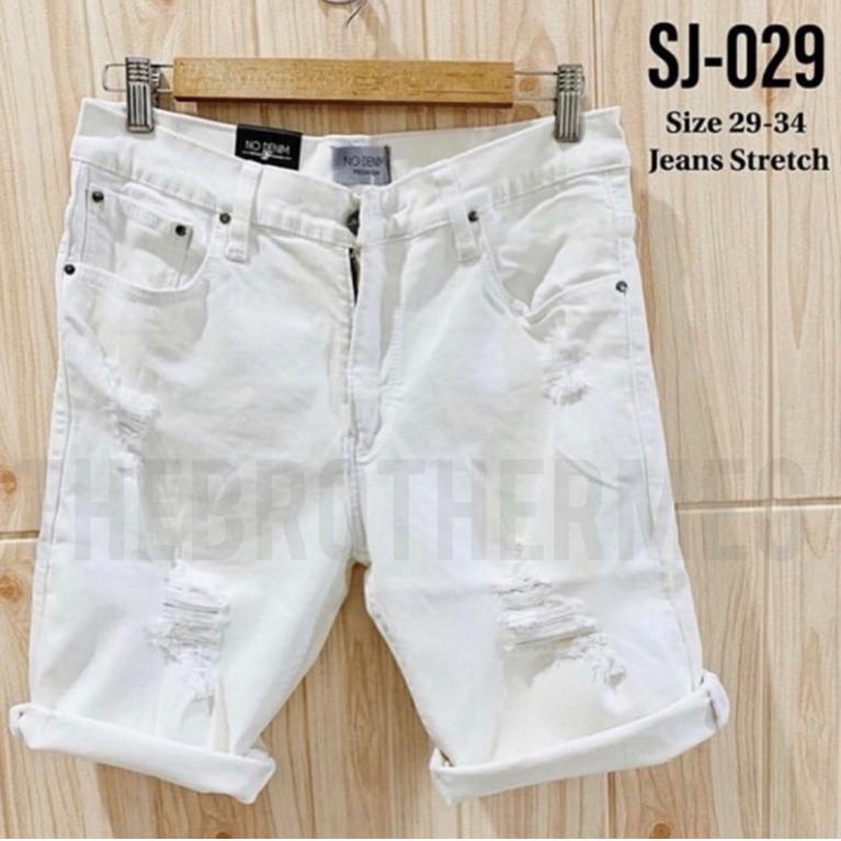 MURAH MERIAH CELANA JEANS PENDEK PRIA-SHORT JEANS COWOK-CELANA PENDEK JEANS SOBEK MURAH-CELANA PENDE