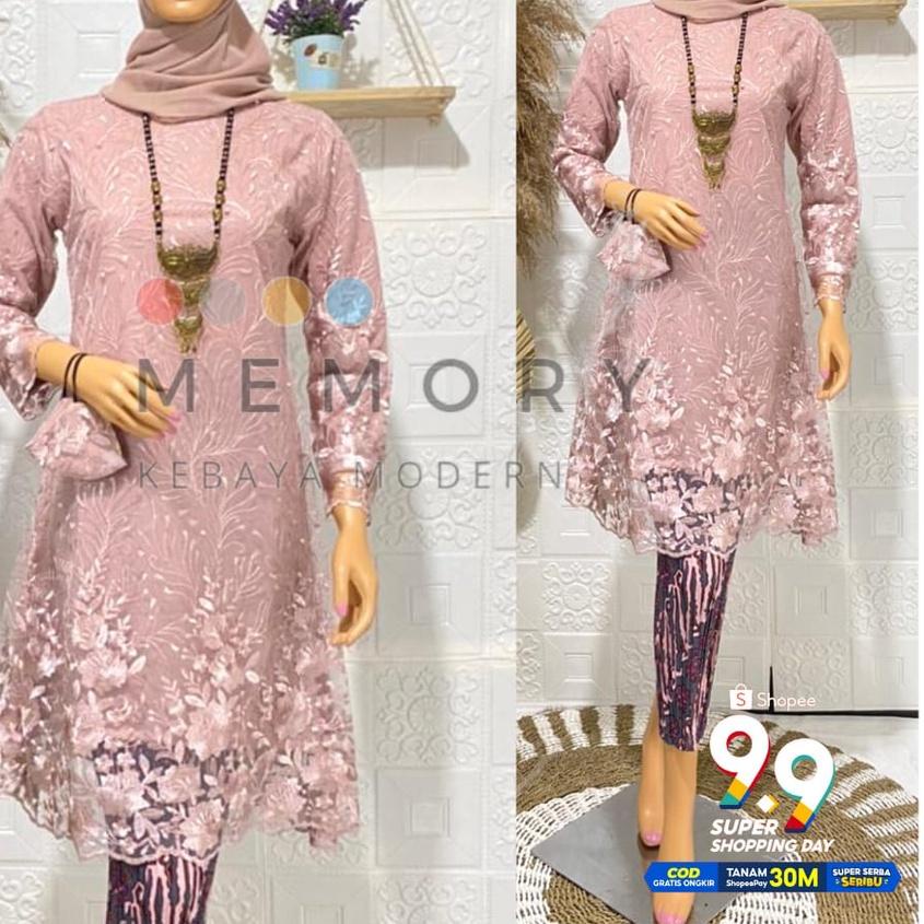 ♥ MY-KEBAYA MODERN HANNANIA - TUNIK KEBAYA MODERN - SETELAN TUNIK KEBAYA - KEBAYA WISUDA MODERN - KE