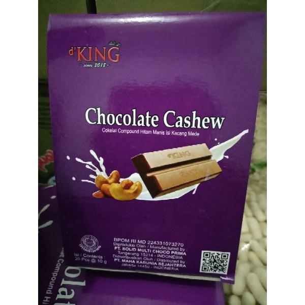 

coklat compound /cashew 1 pak isi 20pcs