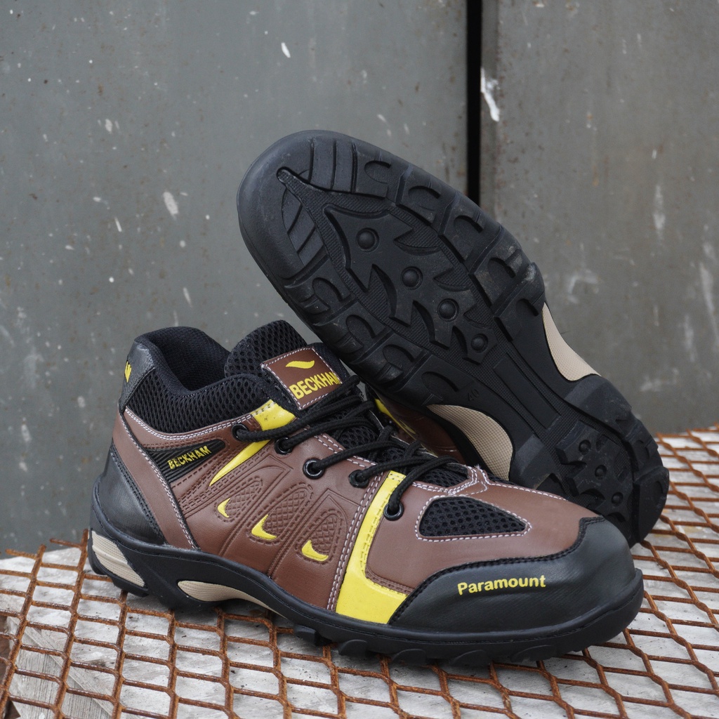 Sepatu Gunung Beckham Paramount low Hiking Touring Sepatu Safety Boots Pria