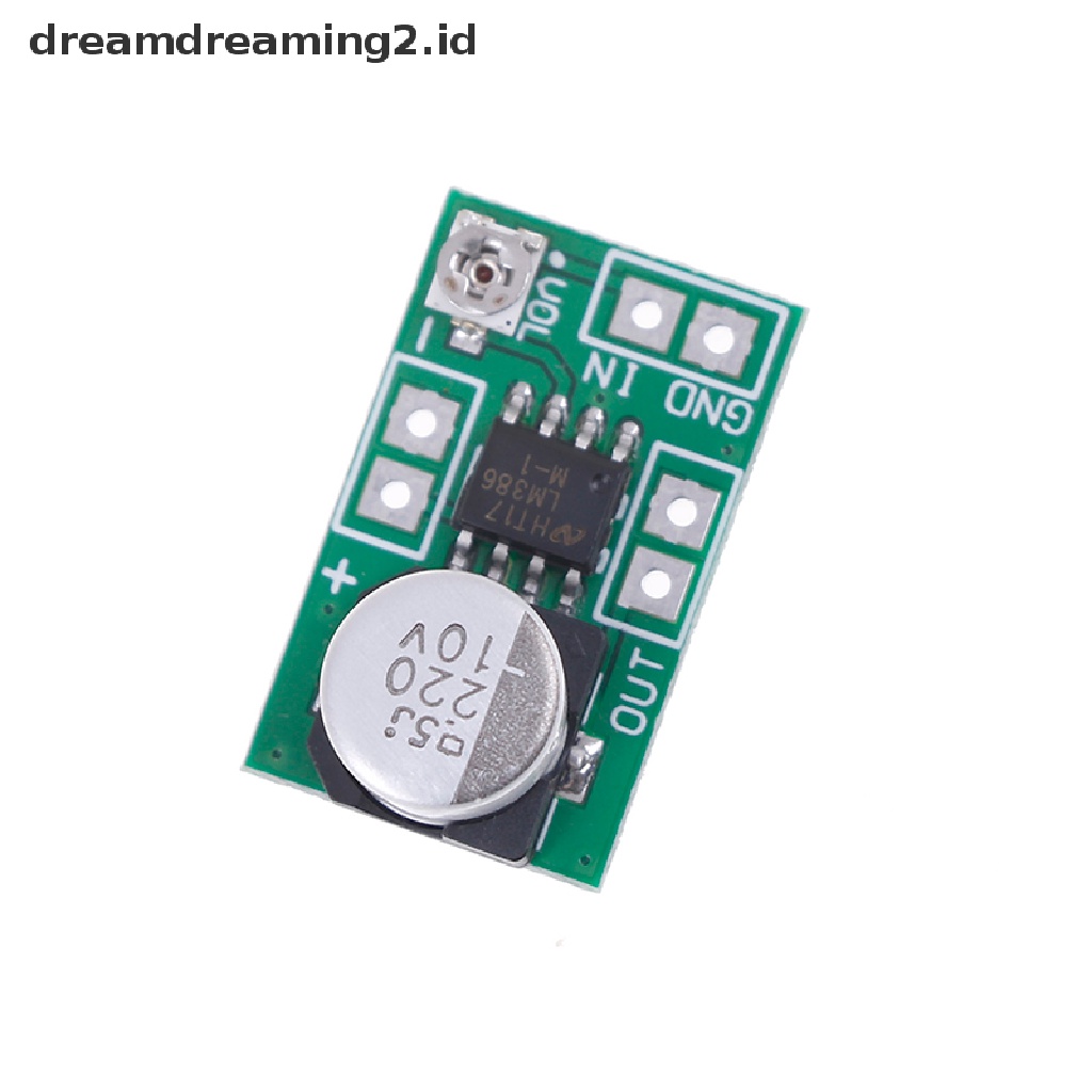 (dream) Dc 3V~12V 5V 6V LM386 Modul Ampli Papan power audio Mikro mini 750mW.