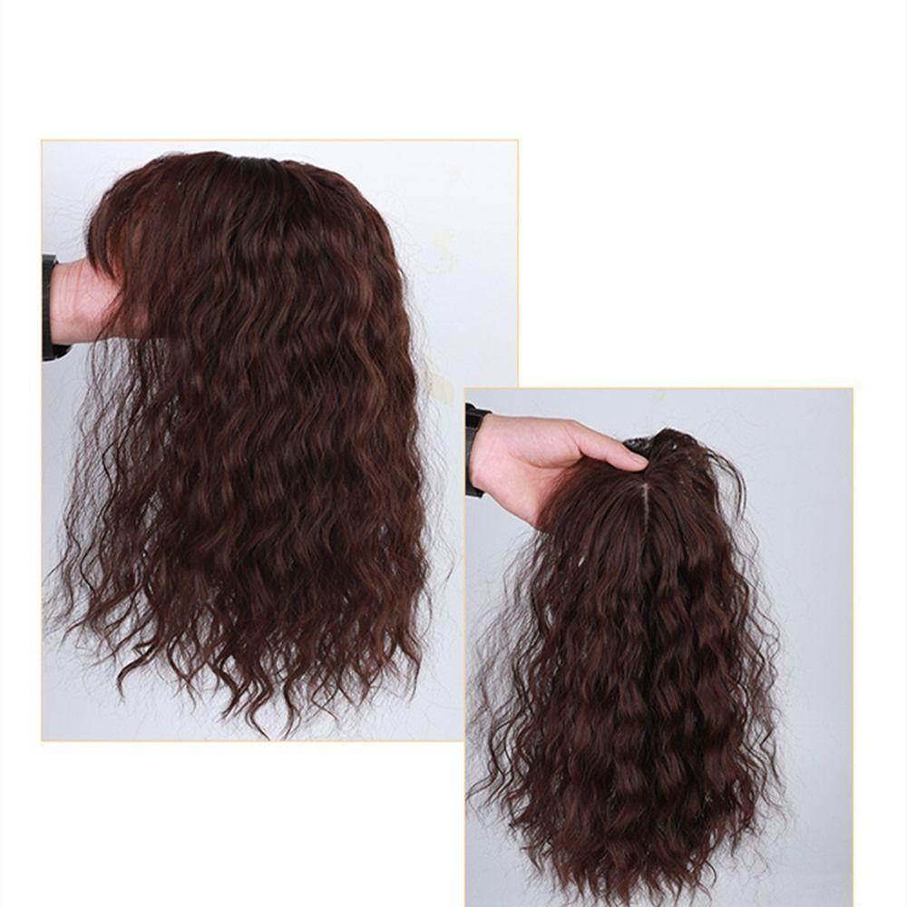 Lily Rambut Wanita Hairpieces Women Beauty Hair Extensions Rambut Palsu Sintetis Bergelombang Keriting