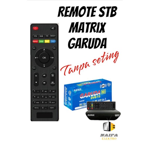 RK Remote stb Matrix Garuda/Remote set top box Garuda hd