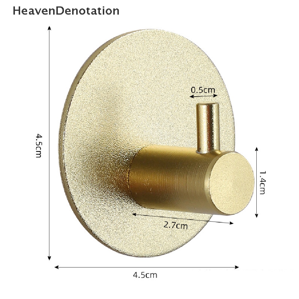 [HeavenDenotation] Kait Dinding Perekat Dipasang Kunci Pintu Kain Mantel Kamar Mandi Gantungan Gamis Peralatan Dapur Rak Rak Tas Hook Organizer Untuk Gantung HDV