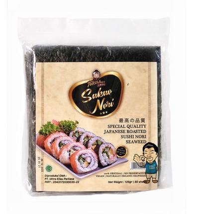 

⅍ Tokinori Sakao Sushi Nori Reguler- Roasted Seaweed- Rumput Laut 50 pc ⅍