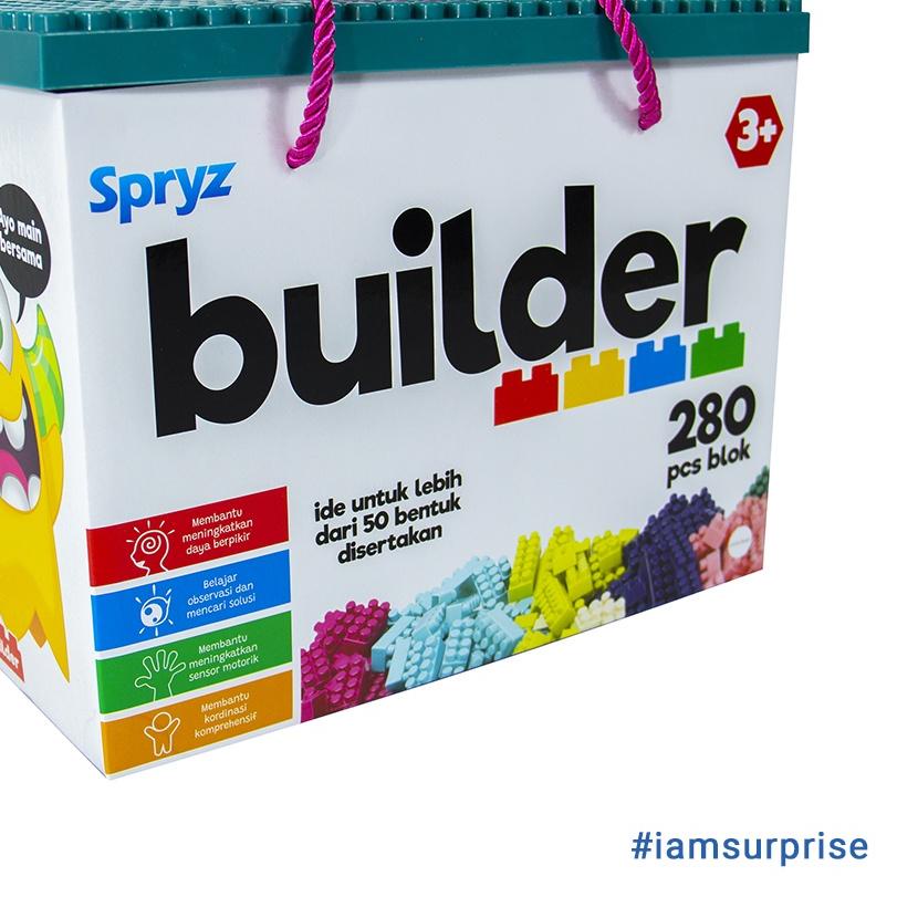 ☋ Spryz Builder Mainan Bricks Block  ►