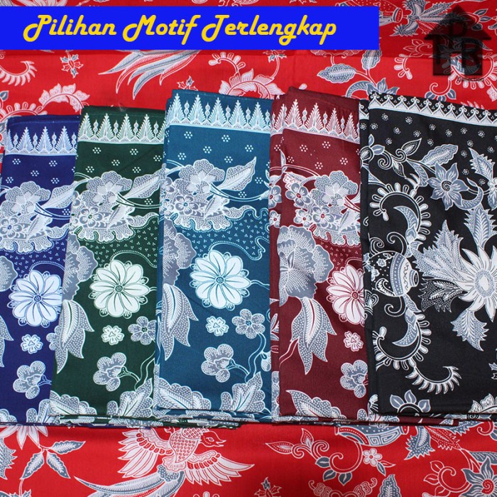 Kain Batik Pekalongan Seri Tanah Raja 220x115cm. Ori Unggul Jaya