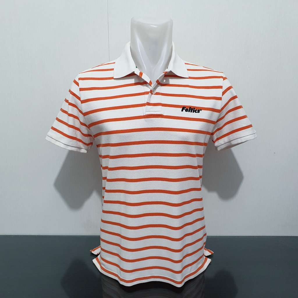 Baju Kaos Polo FELTICS - Size S sd M - Lebar Dada 49 cm - Original 100%
