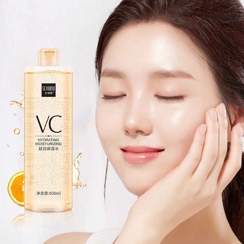 Perawatan wajah mengecilkan pori pori pelembap 500ml Melembabkan dan Meremajakan Kulit Mencerahkan Kulit Melembabkan Mengecilkan Pori-Pori Brightening Toner