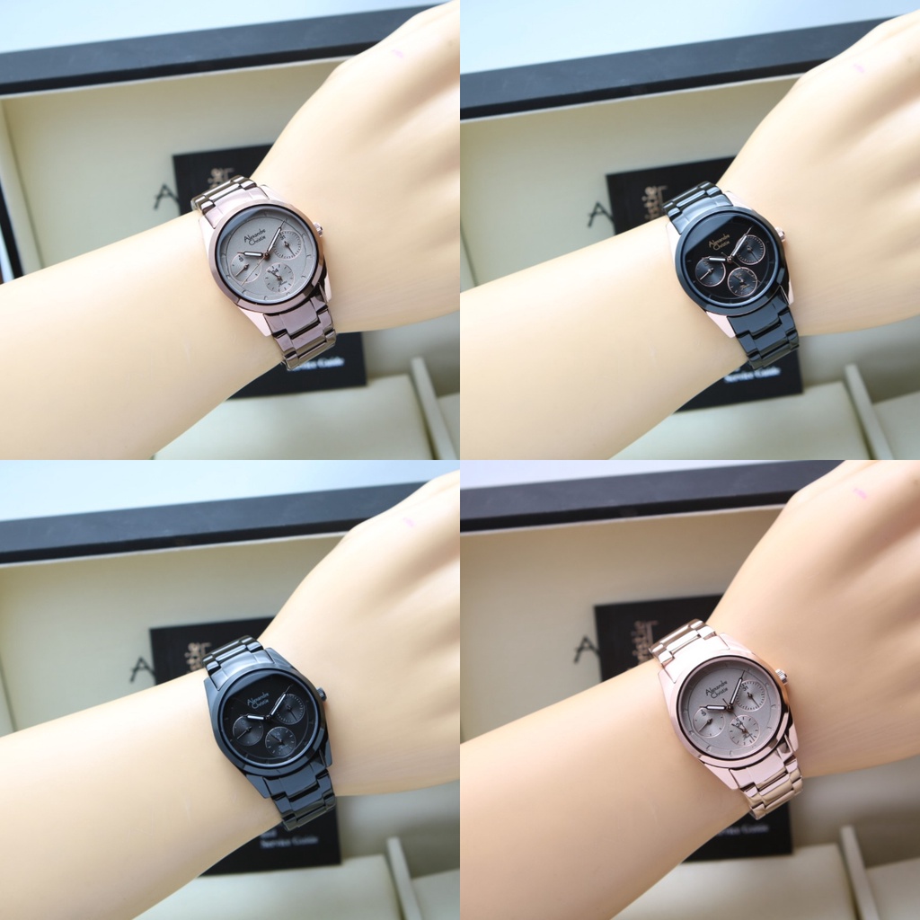 JAM TANGAN WANITA ALEXANDRE CHRISTIE AC 2A26 RANTAI ORIGINAL GARANSI RESMI 1 TAHUN