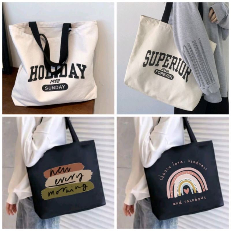 TOTEBAG BIG varian sablon [C7]