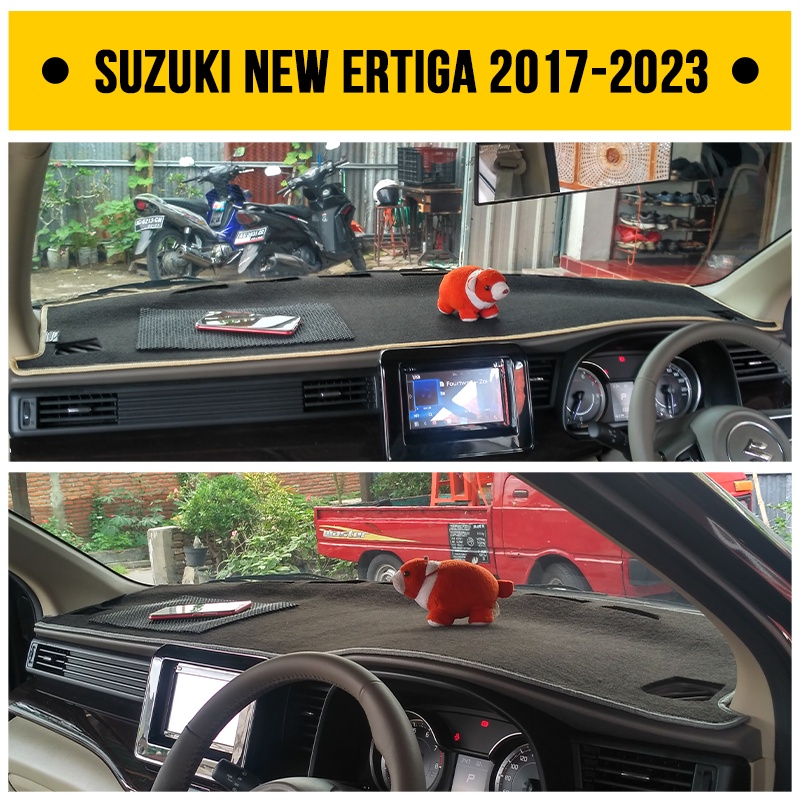 BELI 1 DAPAT 4 | Cover Dashboard Mobil SUZUKI NEW ERTIGA 2017-2023 Pelindung Dasbor - Alas Taplak Dasbord aksesoris interior Hiasan dalam mobil - karpet pelindung panas dasbord dari sinar matahari bahan Premium