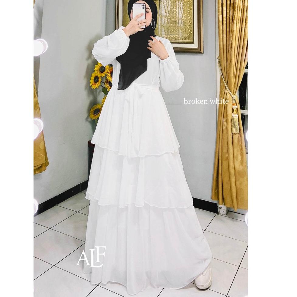 BOOMING Gamis Ceruty Babydoll Susun 3 | Jelita Dress
