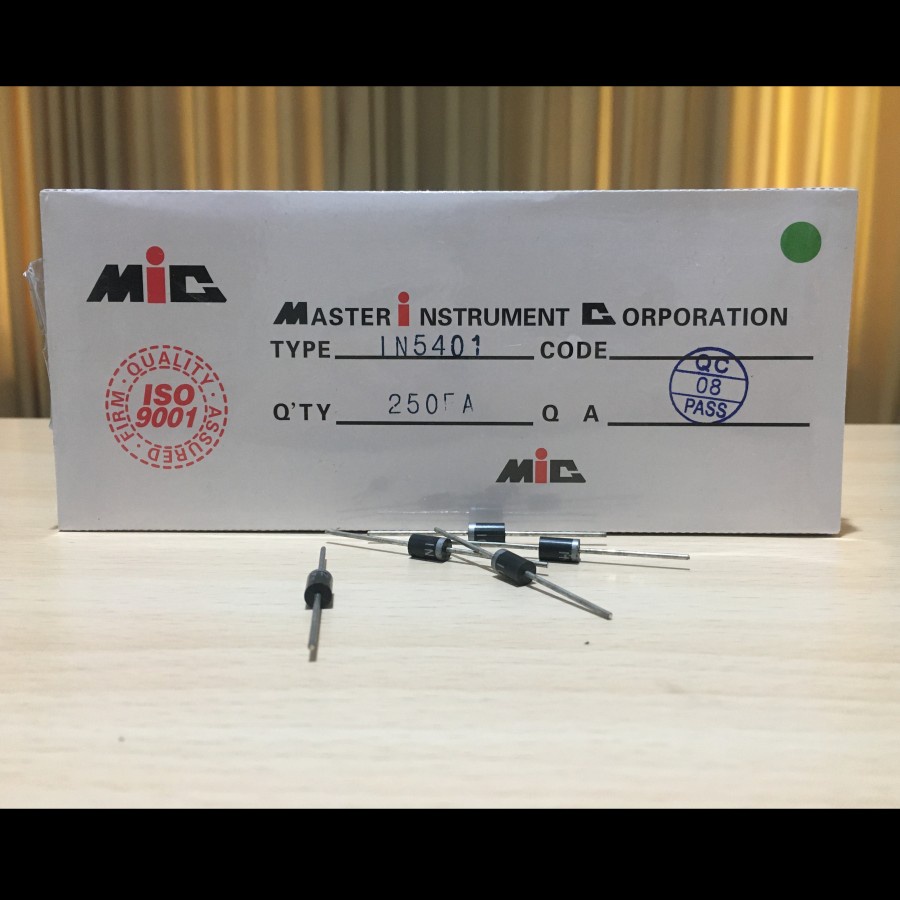 DIODA DIODE RECTIFIER 1N5401 1N 5401 IN5401 IN 5401 3A 100V