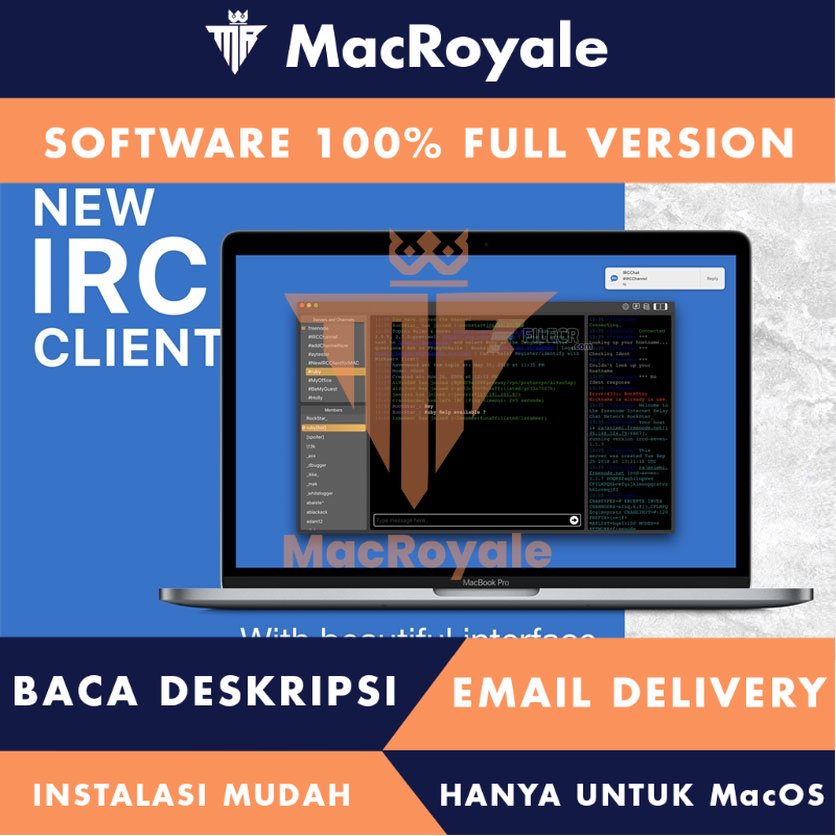 [MacOS] getIRC Best IRC Client Full Version Lifetime Full Garansi