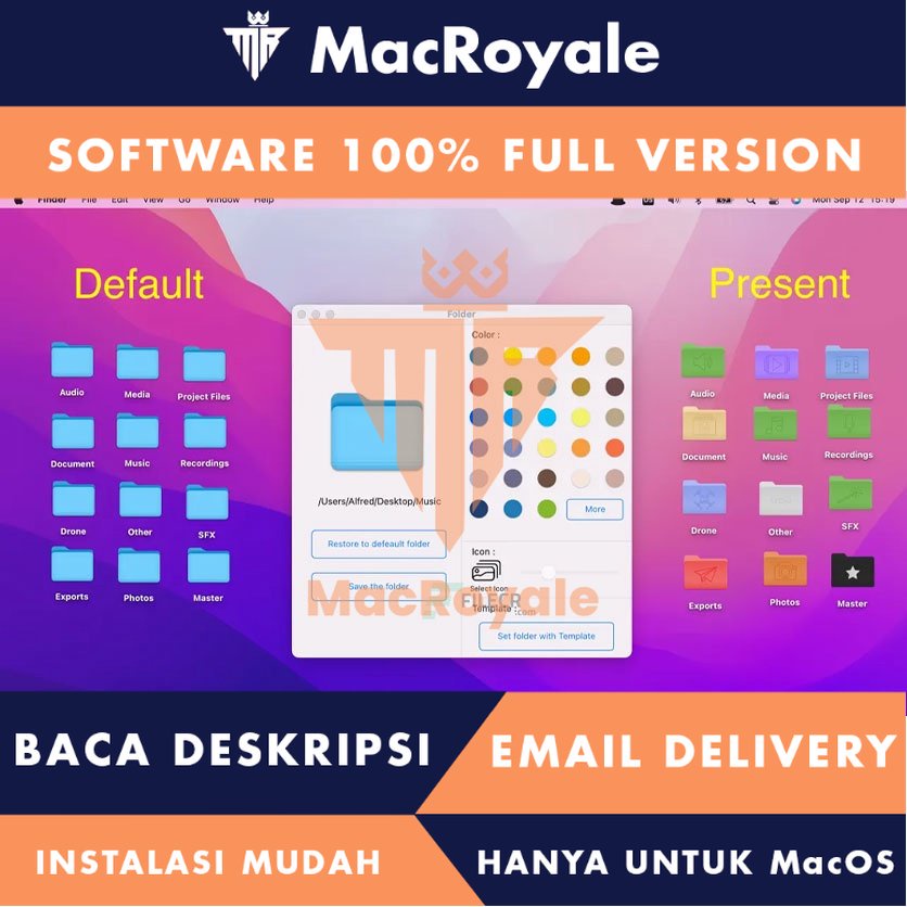 [MacOS] Folder Full Version Lifetime Full Garansi