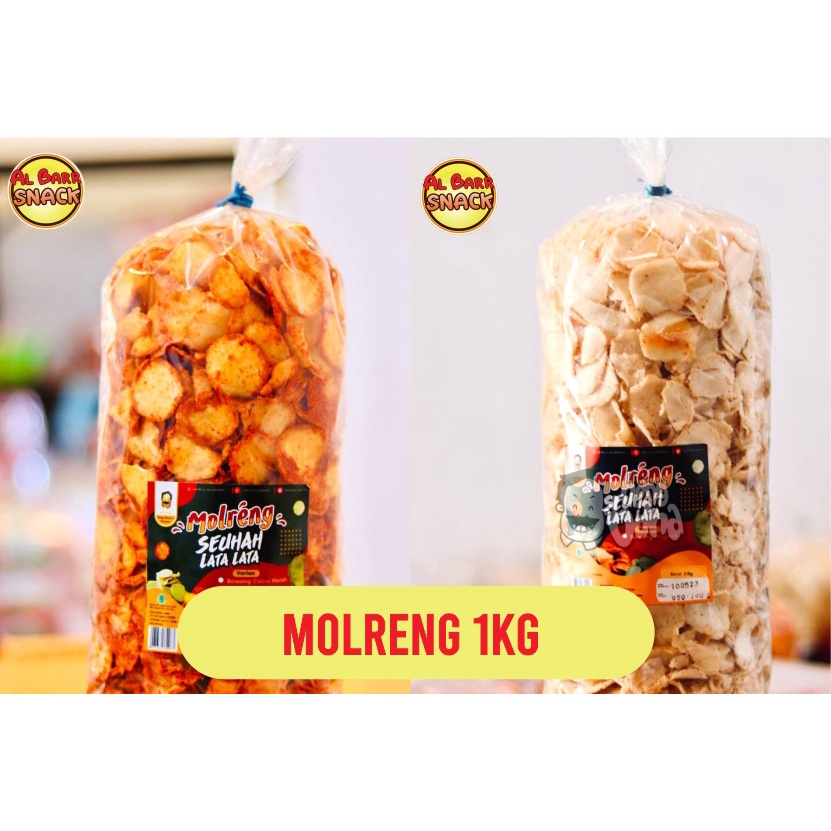 

Keripik Molreng Seuhah Kemasan 1KG Snack Kiloan