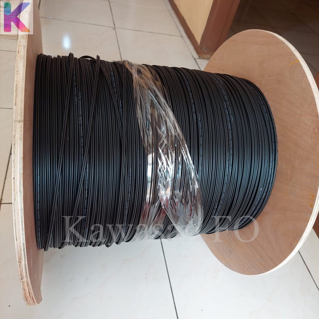KU Mini 12 Core Fig 8 /Kabel FO Bulat 12 Core Fig8 1000M Eceran/Meteran