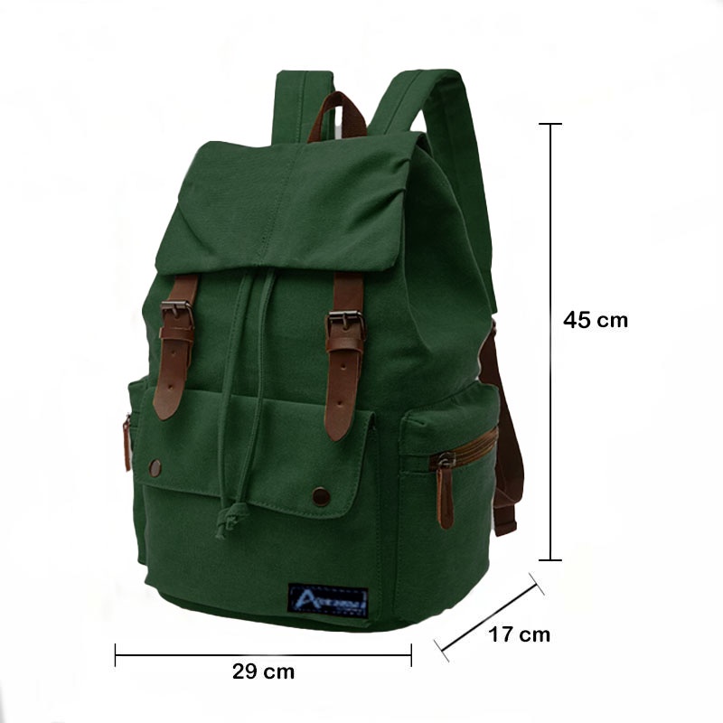 Kanvas Pria Wanita (HITAM) Tas Ransel Kanvas Pria Wanita (ARMY) Tas Pria Wanita Kanvas (NAVY) Tas Ransel Pria (MAROON) Tas Sekolah (COKLAT)