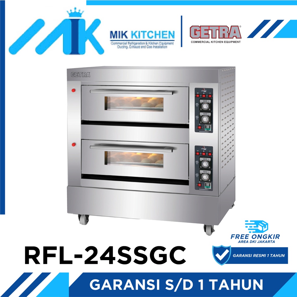 Getra gas oven 2 deck RFL24ssgc / RFL 24ssgc