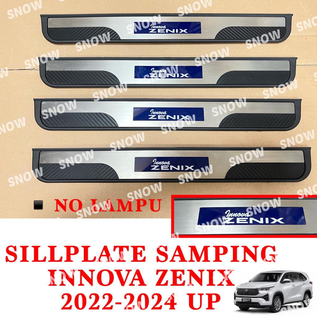 Sillplate Samping Innova Zenix 2023 2024 UP Activo Lampu Non LED