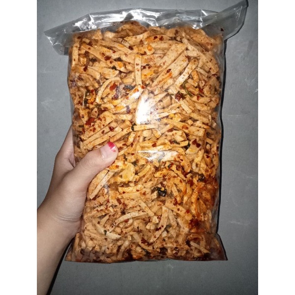 

Basreng stik pedas daun jeruk