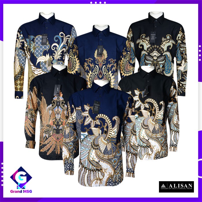 Terlaris Batik Kemeja Alisan, Kemeja Batik Pria, Batik Kemeja Formal