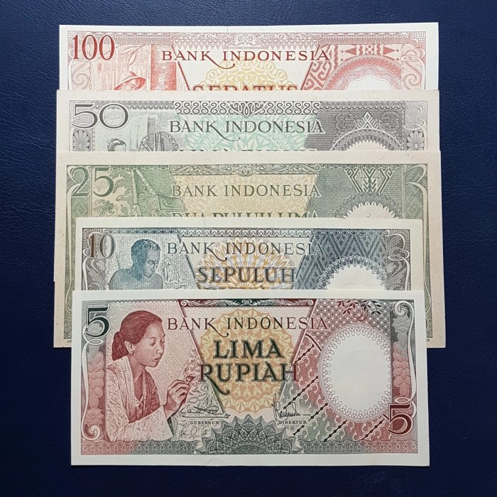 UP325 UANG KUNO INDONESIA SET MINI SERI PEKERJA/UANGLAMA/UANGKOLEKSI