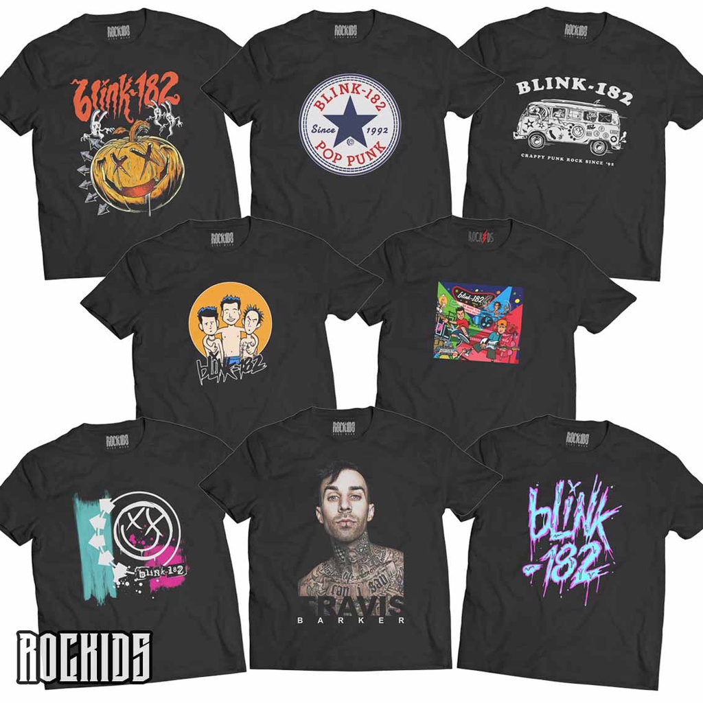ROCKIDS - BLINK 182 - TSHIRT - TEES - KIDSWEAR - KAOS BAND - KAOS BAND BLINK 182 - KAOS BLINK 182 - 