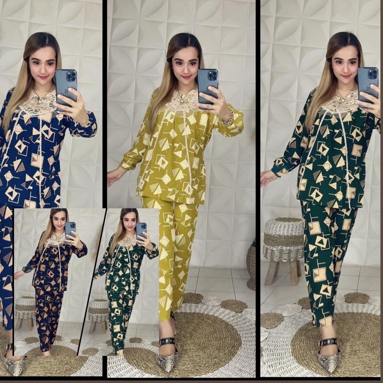 TERPERCAYA SETELAN ARAB LENGAN PANJANG PIRAMID | LD 110 | SETELAN TIE DYE