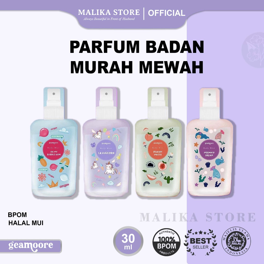 Geamoore Lama Series De Eau Parfume Wanita Musk Minyak White Jayrosse Original Body Batik Bpom Best 