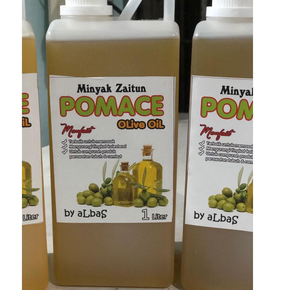 

➩ Pomace Olive Oil / Minyak Zaitun Pomace 1 Liter Terbaik menumis menggoreng memasak ASLI ORIGINAL ☚