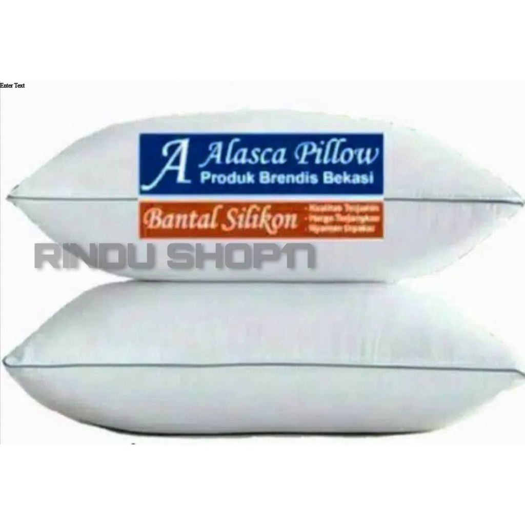 (RS)Bantal dan guling alasca pillow 1 set ( bantal dan guling)