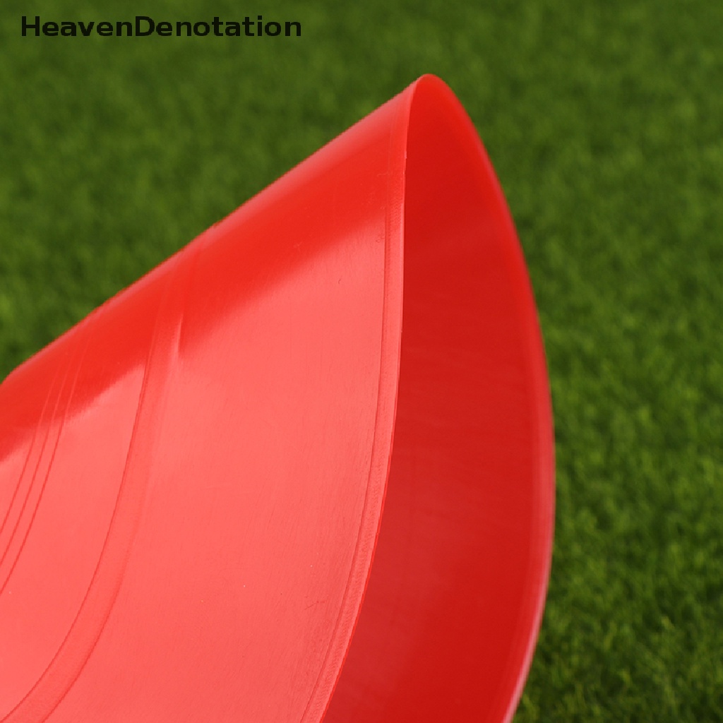 [HeavenDenotation] 5pcs Logo Pelatihan Sepak Bola Disc Tanda Kendala Cone Disc Sport Plastik Holder HDV