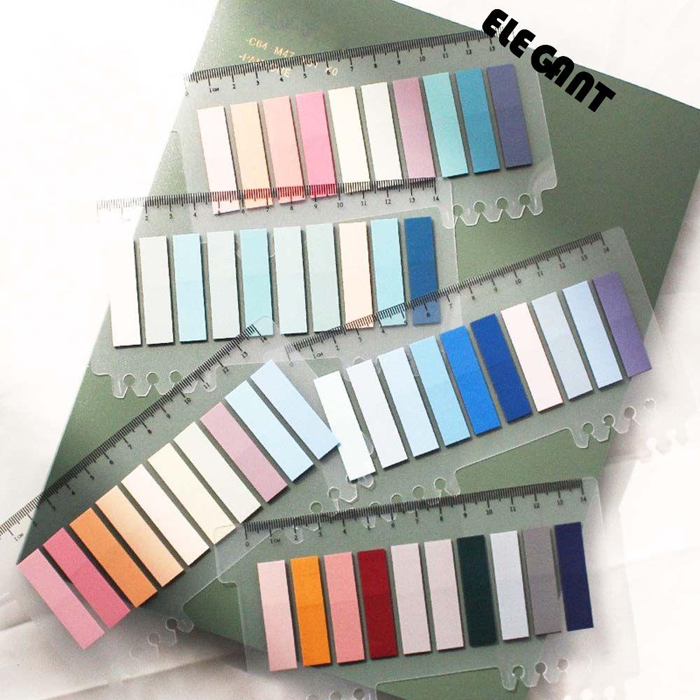 [Elegan] Longgar Indeks Daun Portabel Perekat Diri Sticky Label Perlengkapan Kantor Sekolah Bookmark Penanda Alat Tulis Notepad