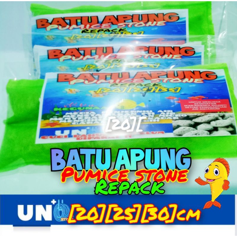 BATU APUNG MEDIA PENJERNIH AIR AQUARIUM/AQUASCAPE REPACK