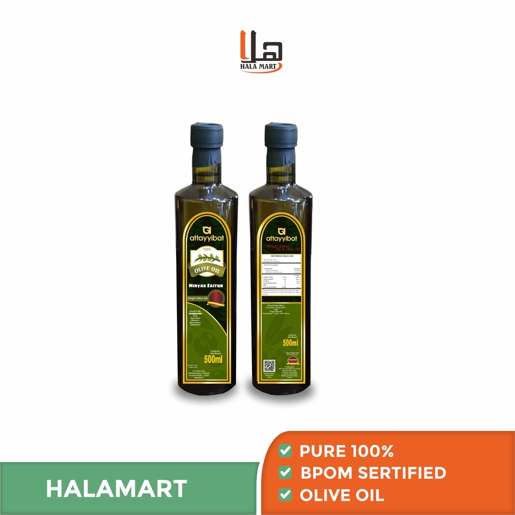 Minyak Zaitun 500ml/Olive Oil Virgin Syiria/ Minyak Zaitun Syiria