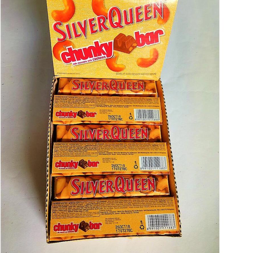 

➭ Delfi Silverqueen Chunky Bar Box (33 gram) ★