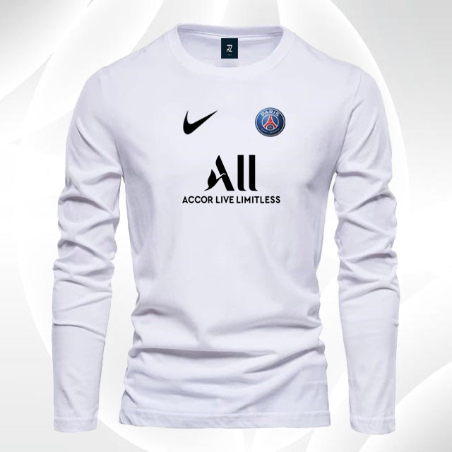 Baju Kaos Pria & Wanita Lengan Panjang / Baju Kaos Psg Accor Logo Hitam / Baju Kaos Distro Cotton Co