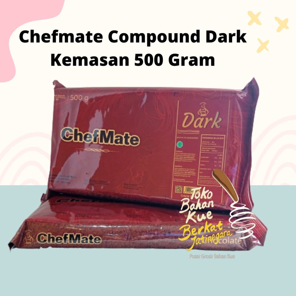 

CHEFMATE COMPOUND DARK KEMASAN 500 GR / COKLAT COMPOUND DARK