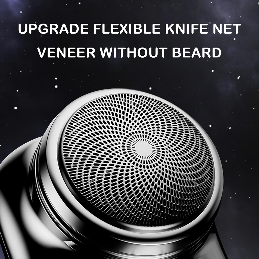Alat Cukur Elektrik Pria Cukur Mini Portable IPX7 Anti Air Kering Basah Dual Use Razor Type-C Fast Rechargeable Pocket Beard Trimmer